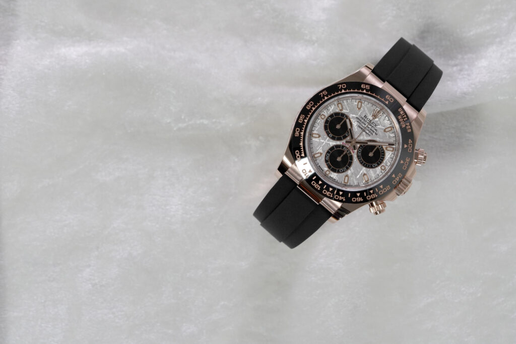 ROLEX ロレックス コスモグラフ デイトナ 116518LN  メテオライト ブラックラバーベルト